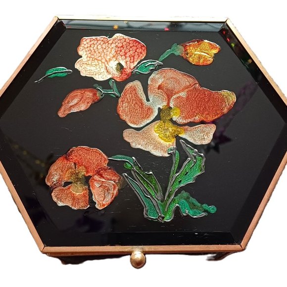 Glass Jewelry Box - Picture 2 of 7